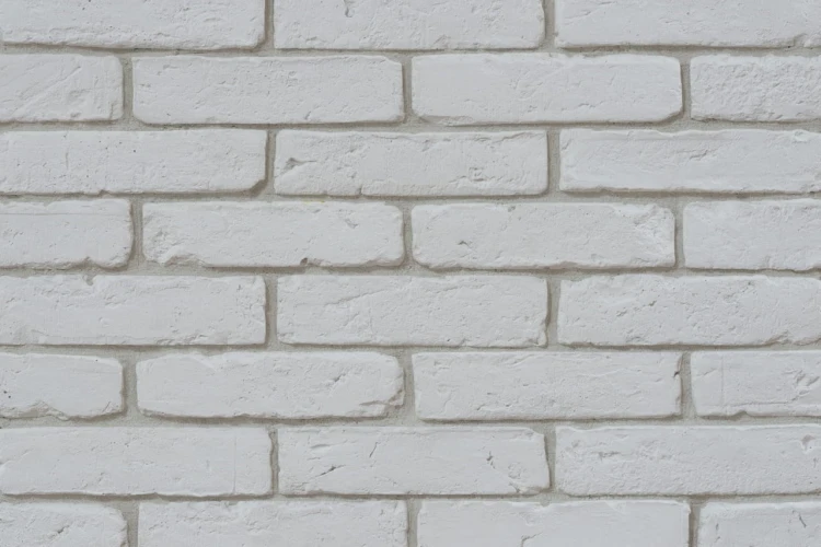 Modern Backsteinfliesen - weiß