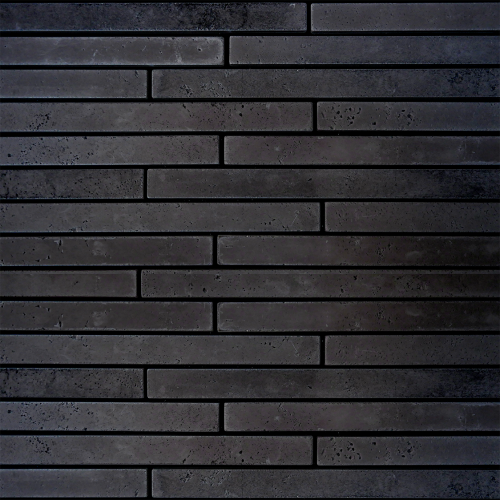 Graphite Langformat Slimline 52 cm Ziegelfliesen