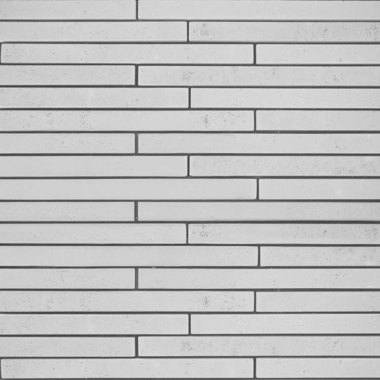 Rustic Lang 52 cm White Ziegelfliesen