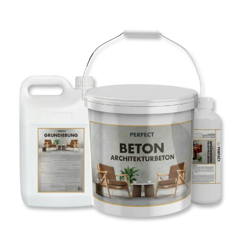 Architekturbeton Dekorputz 7,5 kg – Set für bis zu 8,5 m²