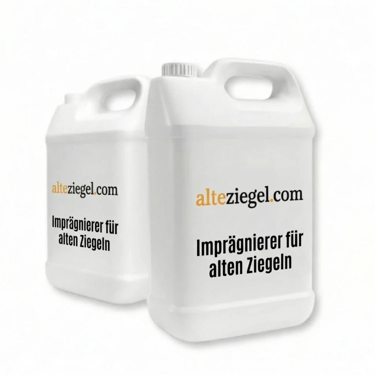Farbloser Imprägnierer für alten Ziegeln