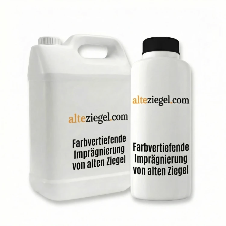 Farbvertiefende Imprägnierung von alten Ziegel