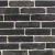 Modern Backsteinfliesen - schwarz