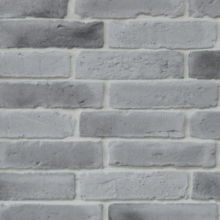 Modern Backsteinfliesen - grau